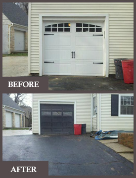 Garage Door Repair Before And After